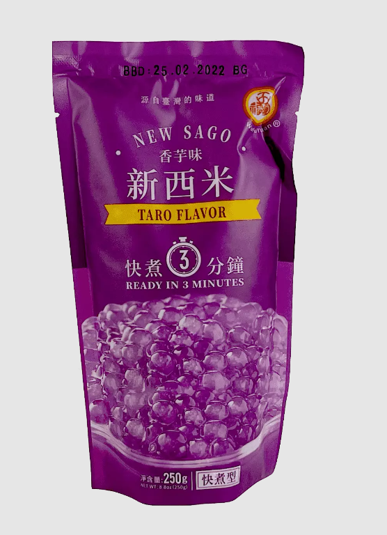 Sago Pearls Topping Taro FI 250g